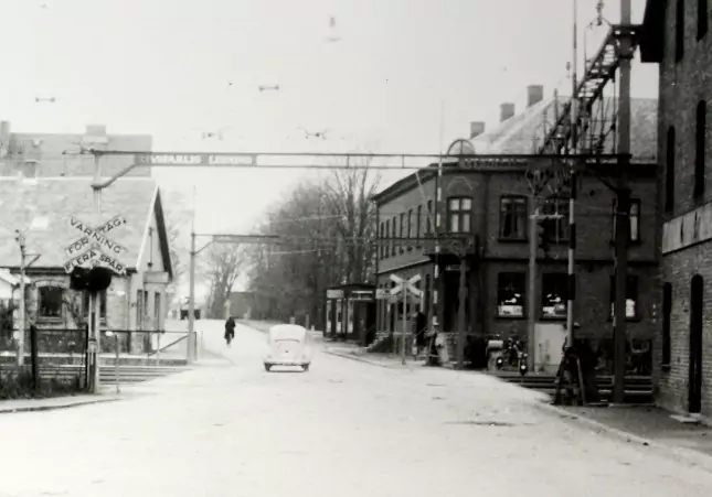 Karlsgatan Teckomatorp troligtvis i slutet av 1950.
